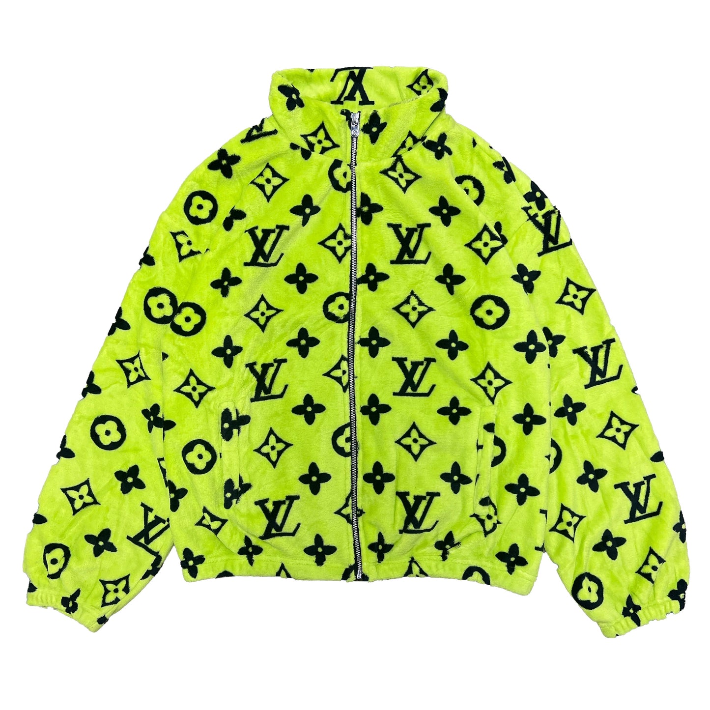 Neon Green Zip Up