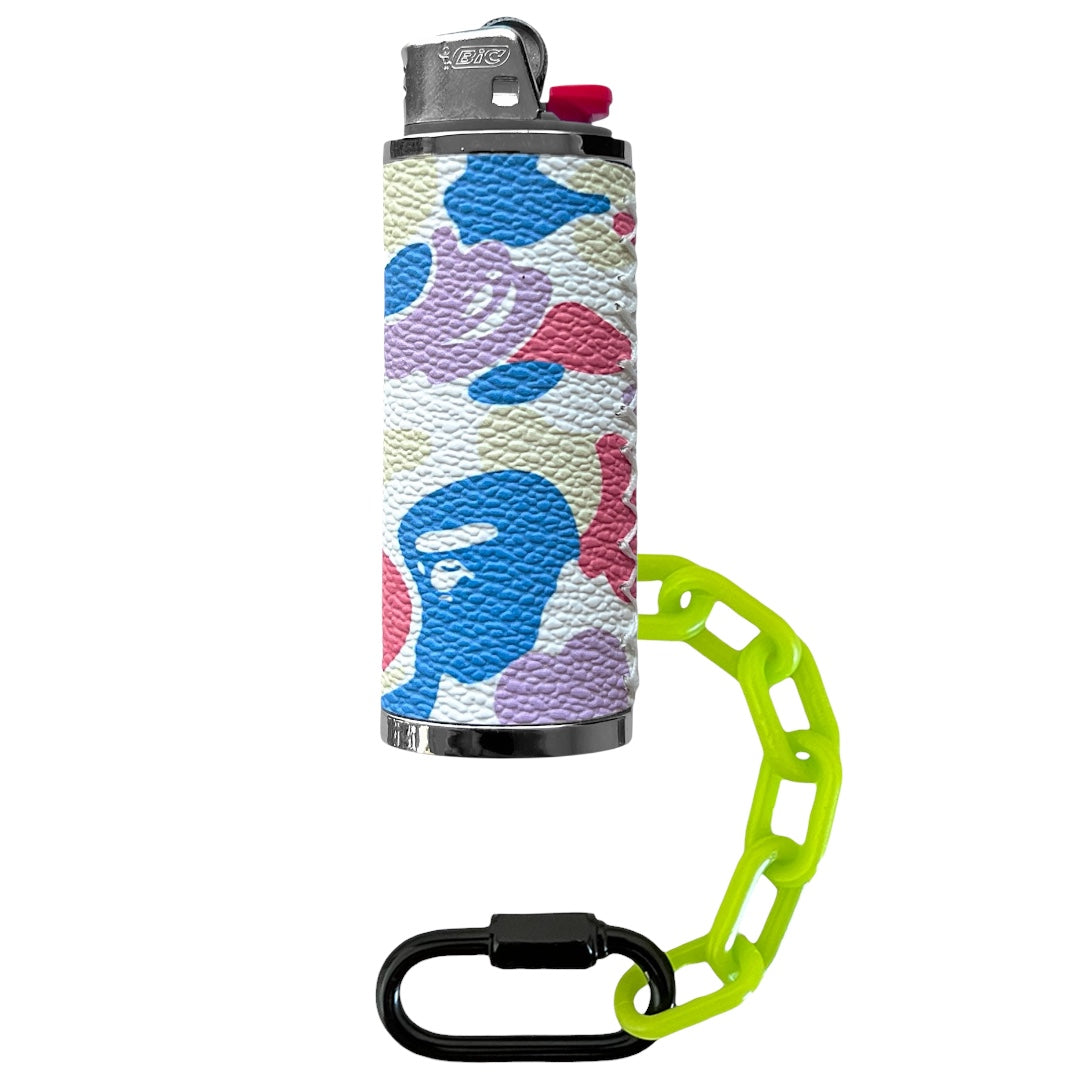 Pastel Ape Camo Lighter Case