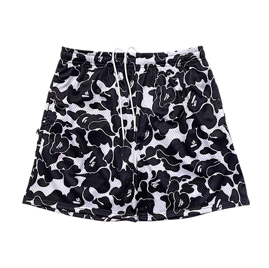 Black Ape Camo Mesh Shorts