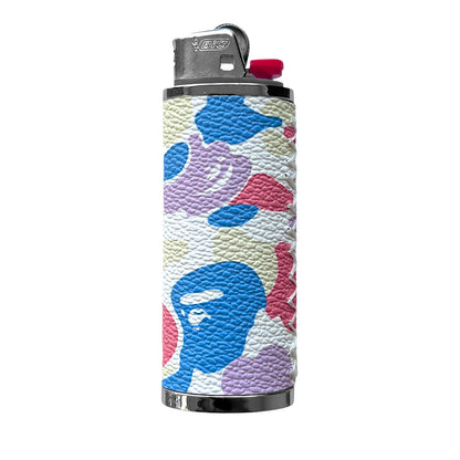 Pastel Ape Camo Lighter Case