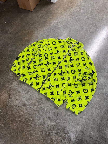 Neon Green Zip Up