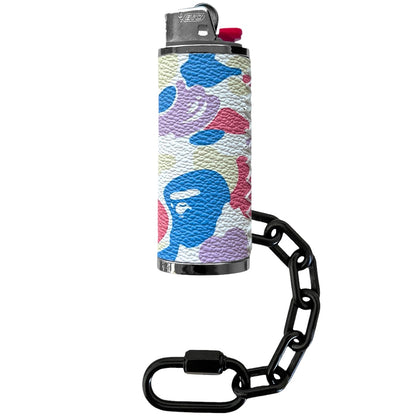 Pastel Ape Camo Lighter Case