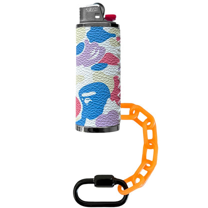 Pastel Ape Camo Lighter Case