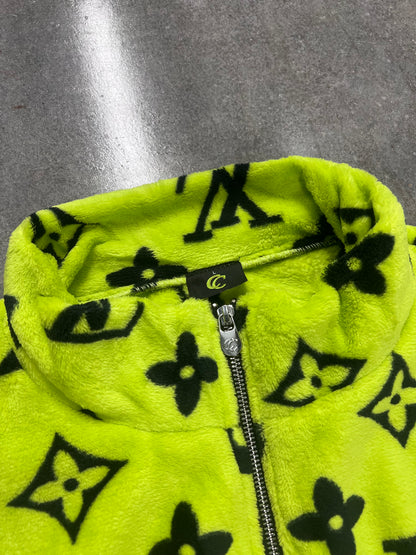 Neon Green Zip Up