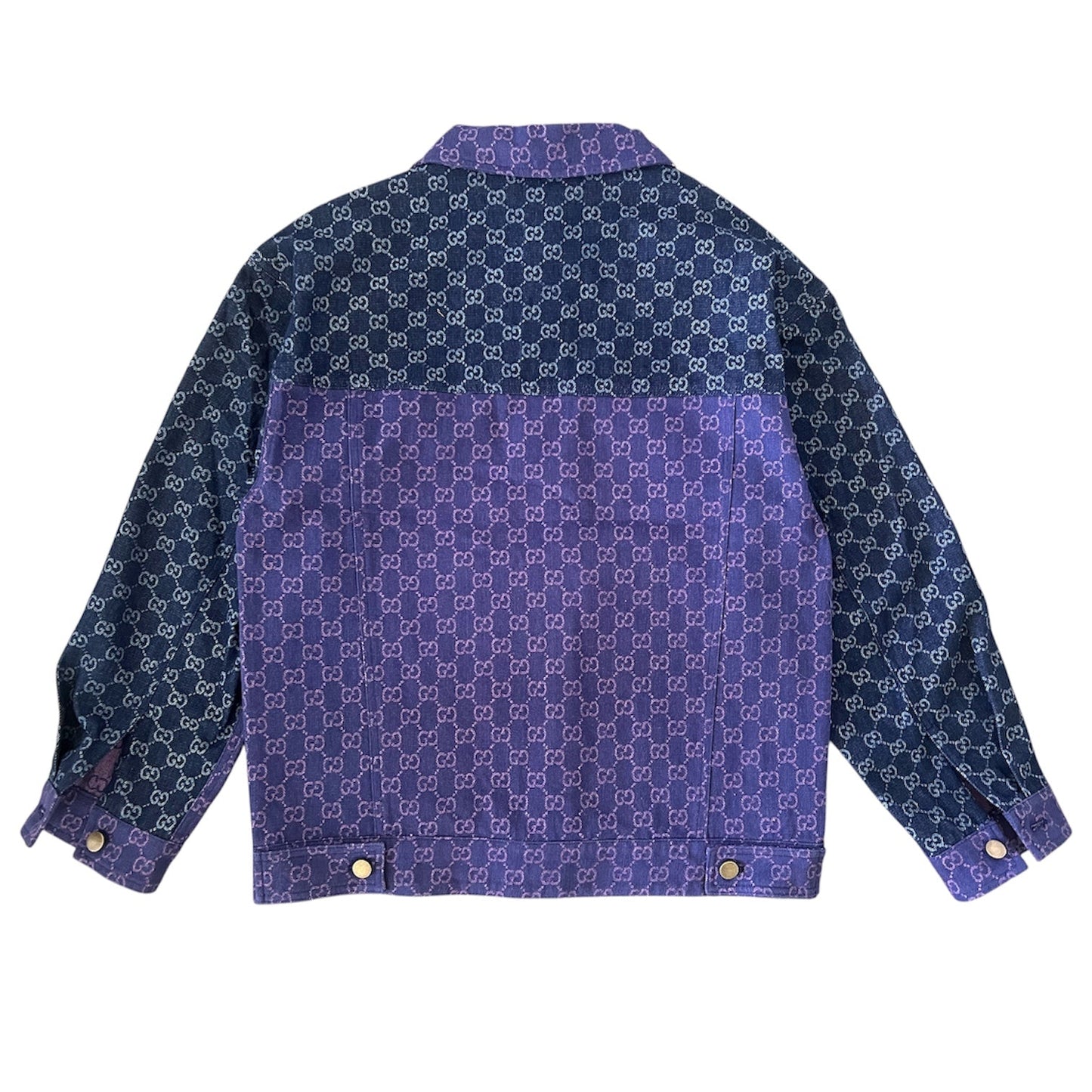 Purple/Navy GG Canvas Demin Jacket