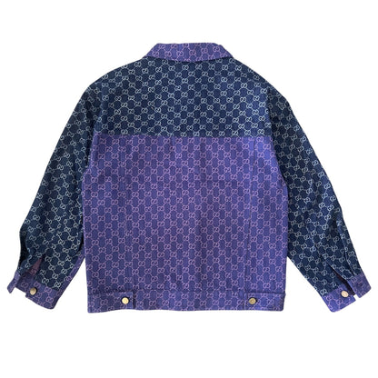 Purple/Navy GG Canvas Demin Jacket