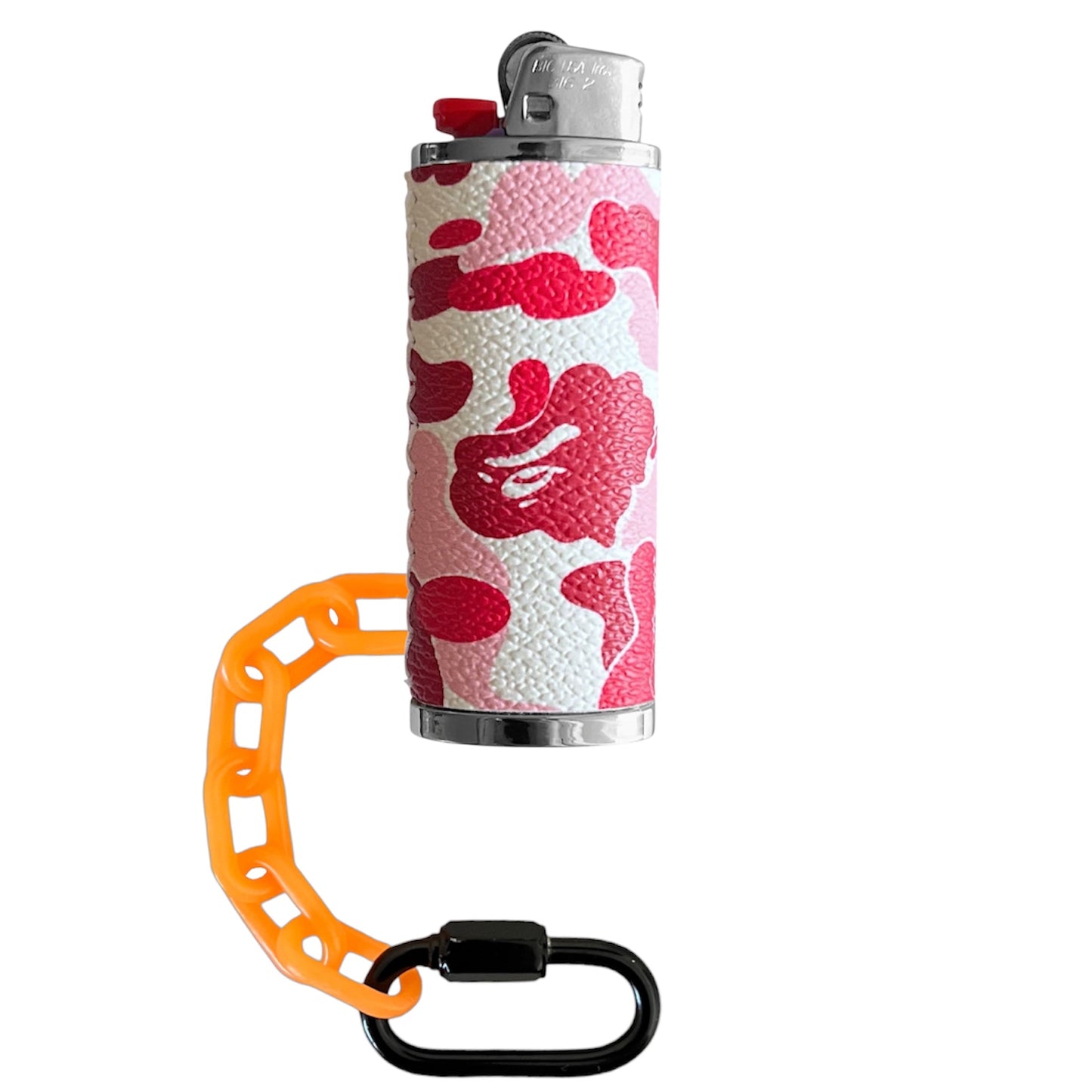 Red Camo Ape Lighter Case
