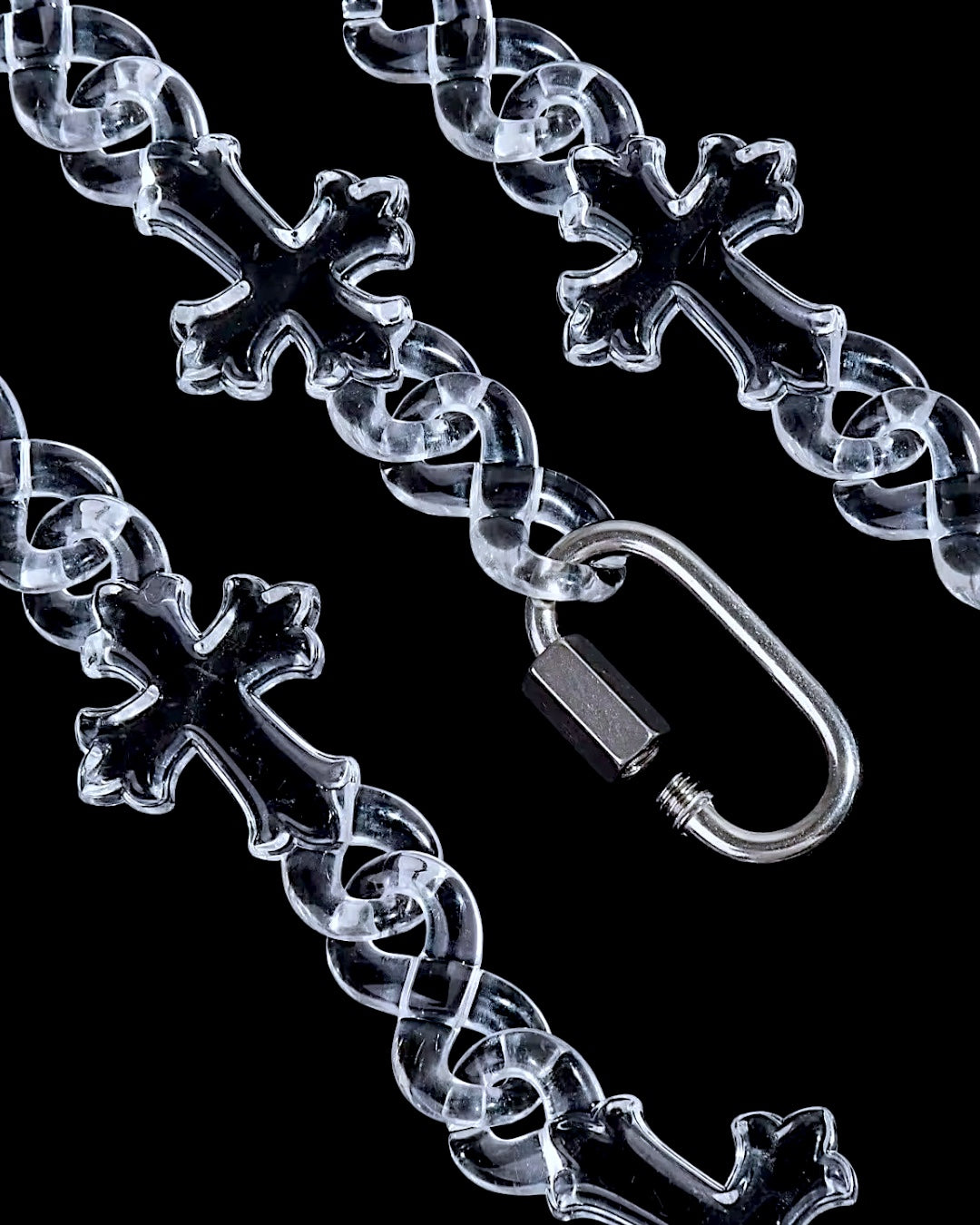 Clear Cross Link Chain