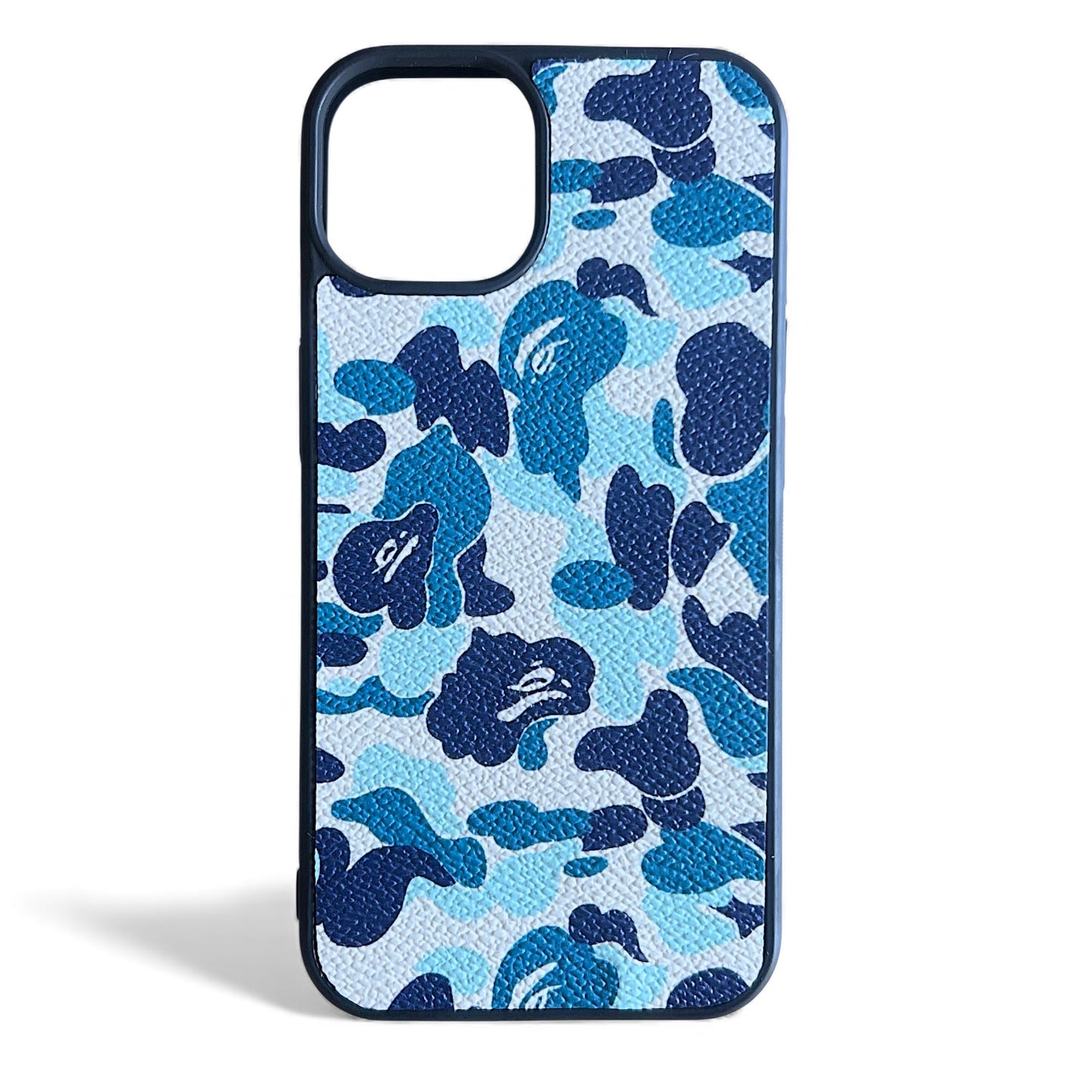 Aqua Blue Camo Ape iPhone Case