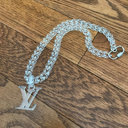 LV Clear Pendant Chain